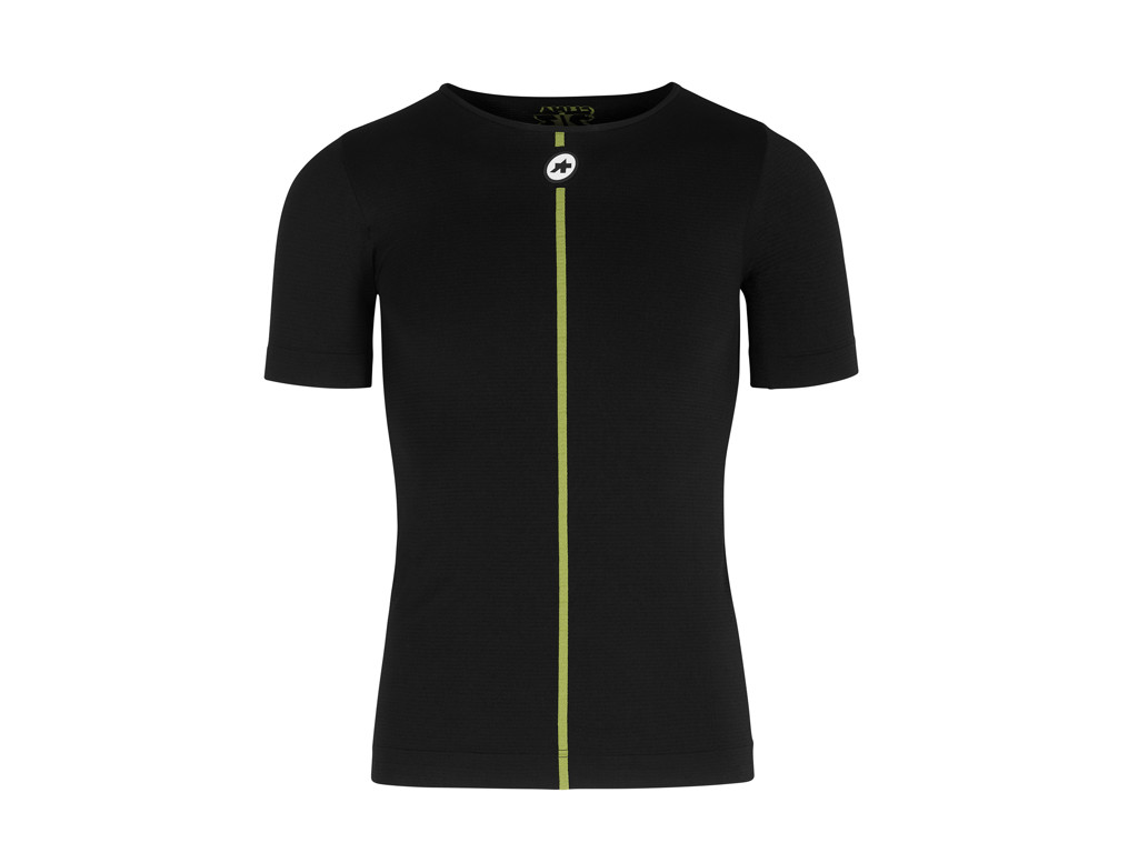 Spring Fall Ss Skin Layer   Cykeltrøje K æ   Sort   Str. I fra Assos