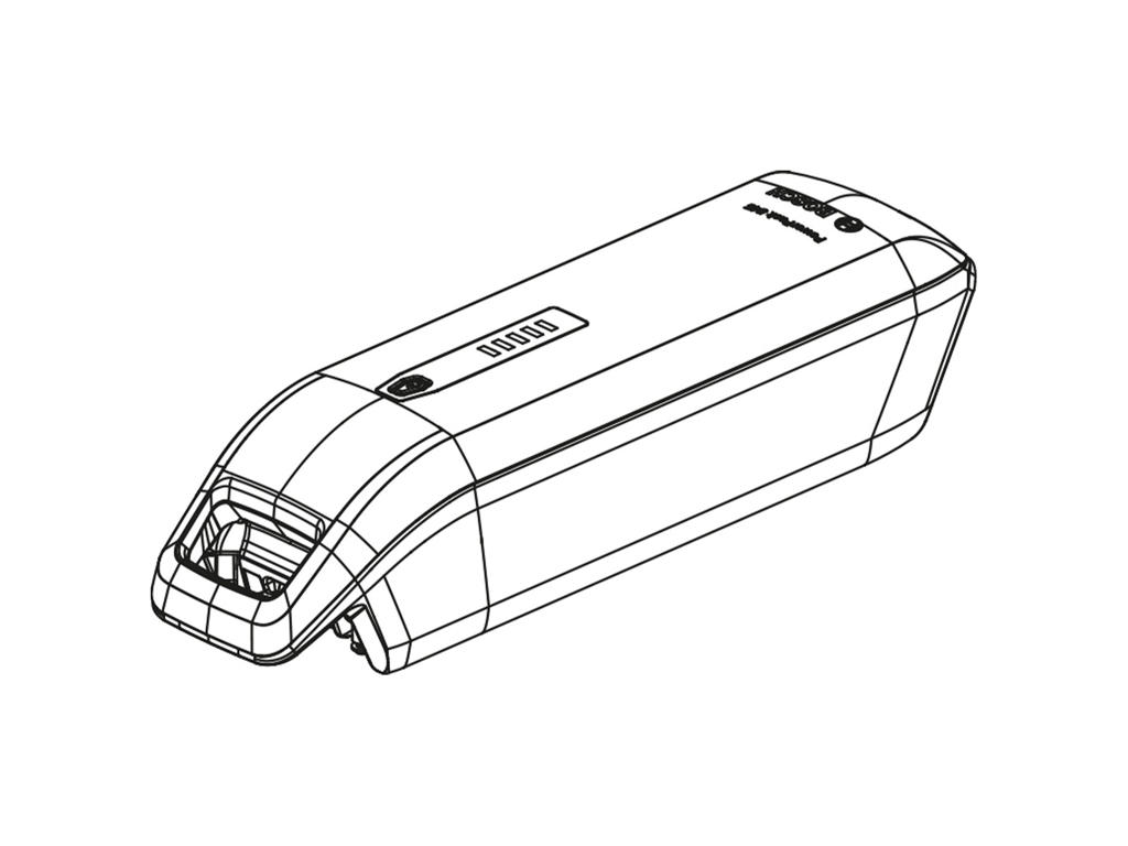 Smart System   Batteri Til Stelrør   Powerpack 545 Wh Frame Battery fra Bosch