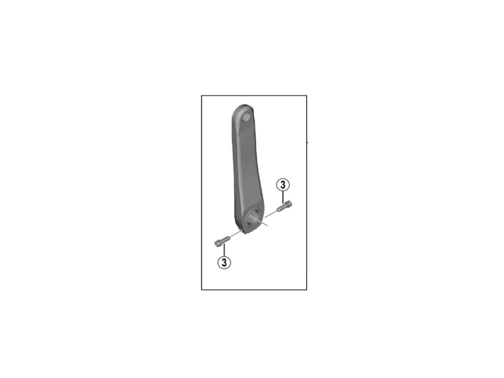 Ultegra   Skrue Til Venstre Pedalarm   M6 X 19mm   Fc R8000 fra Shimano