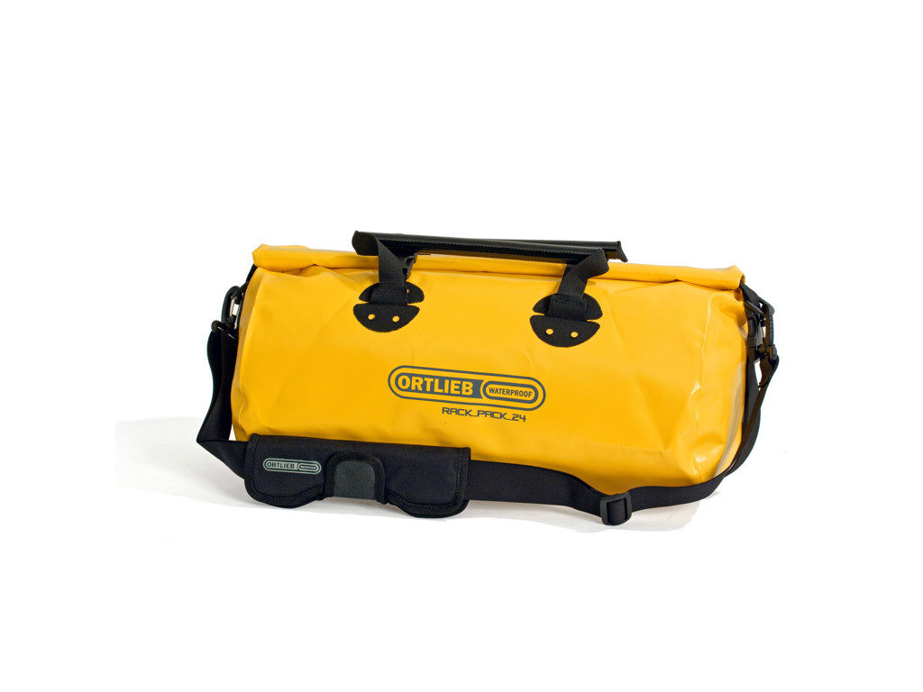 Rack Pack   Rejsetaske   Gul Sort  24 Liter fra Ortlieb