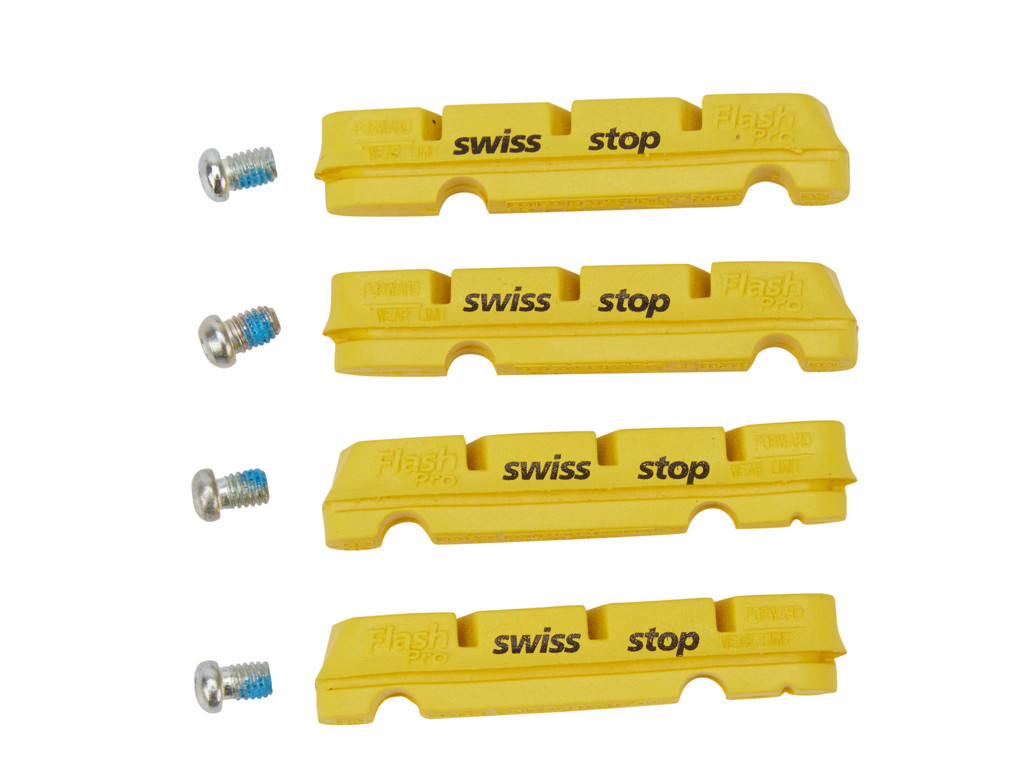 Bremsegummi   Flash Pro Yellow King Shimano fra Swissstop