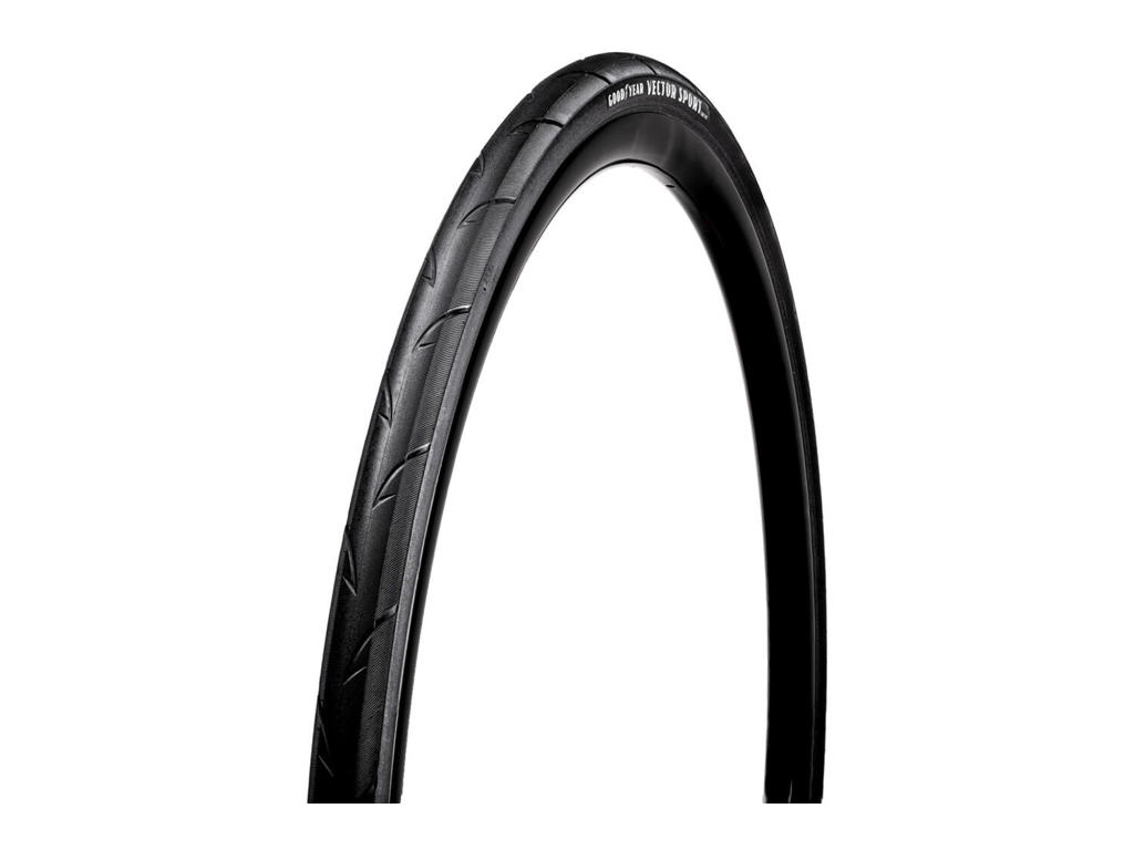 Vector Sport Tlr   Foldedæk Road   700x25c   Sort fra Goodyear