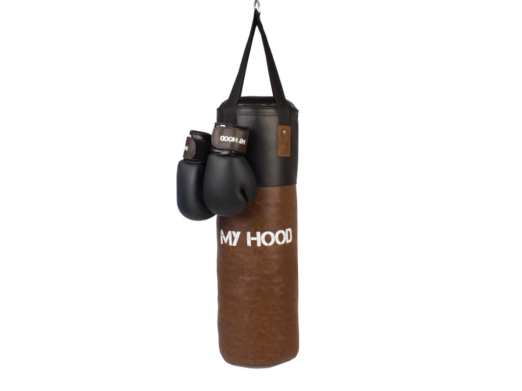 Boksepude Retro Med Handsker   15 Kg   Børn Og Voksne fra My Hood