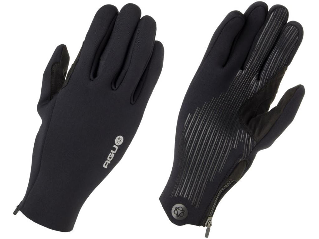 Neopren Zip   Cykelhandsker   Sort   Str. 2xl fra Agu