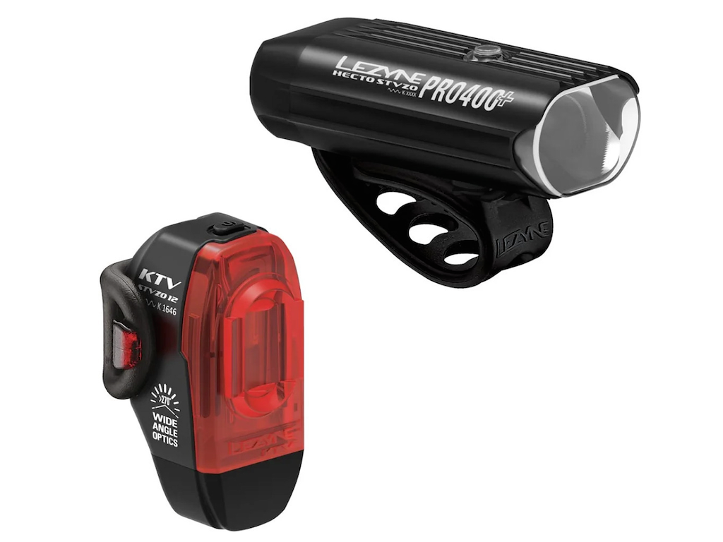 Led Pair Hecto Drive Pro 400+  Ktv Drive Stvzo   Lygtesæt fra Lezyne