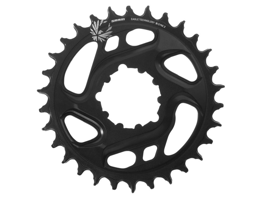 Eagle   Klinge 34 Tands Rund   1 X 12 Gear   Direct Mount   6 Mm Offset   Sort fra Sram