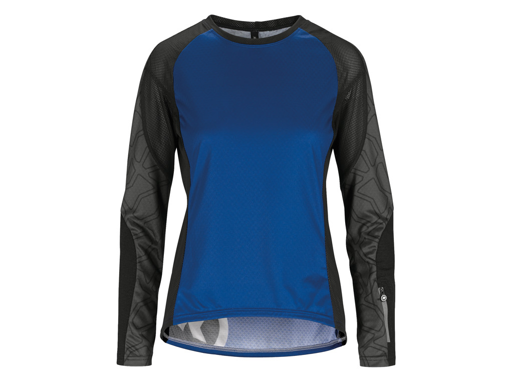 Trail Womens Jersey   Dame Mtb Cykeltrøje Med Lange ærmer   Blå   Str. Xl fra Assos