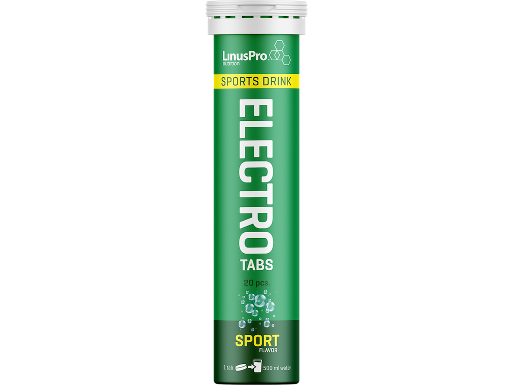Elektrolyt Tabs   Sport   20 Tabs fra Linuspro