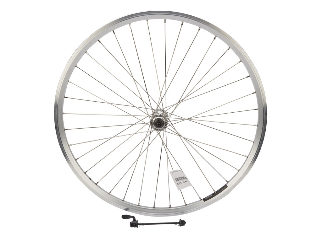 26" Mtb Forhjul   Classic Z19 Fælg   19 559   Fælgbremse   Qr   Sølv fra Contec