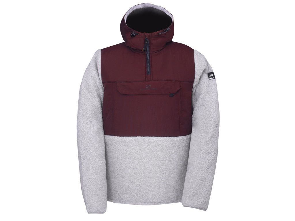 Kapela   Anorak   Herre   Rød Grå   Xl fra 2117 Of Sweden