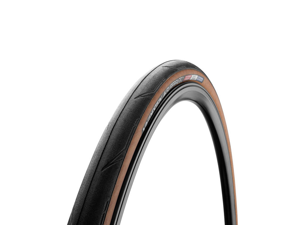 Superpasso Tube   Foldedæk Road 700x28c   Sort Transparent fra Vredestein