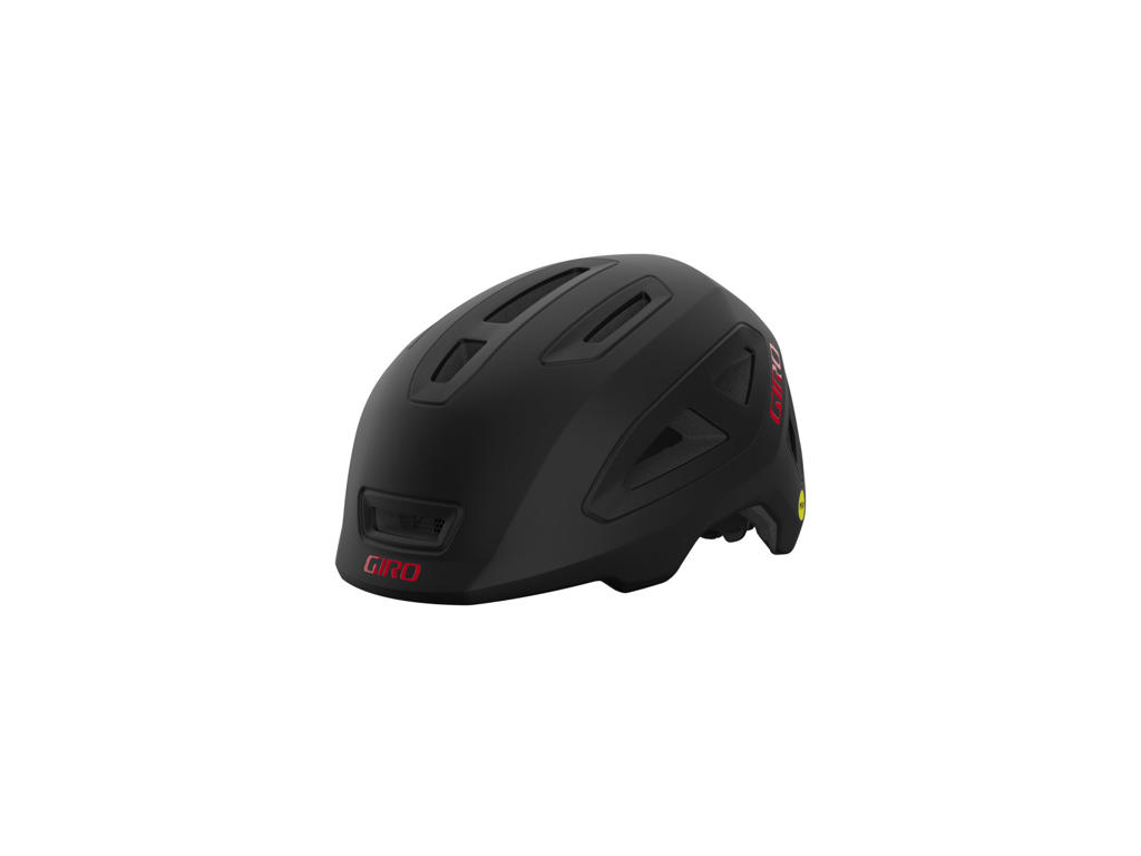 Scamp Ii Mips Ii   Cykelhjelm Barn   Str. 45 49 Cm   Mat Sort Rød fra Giro