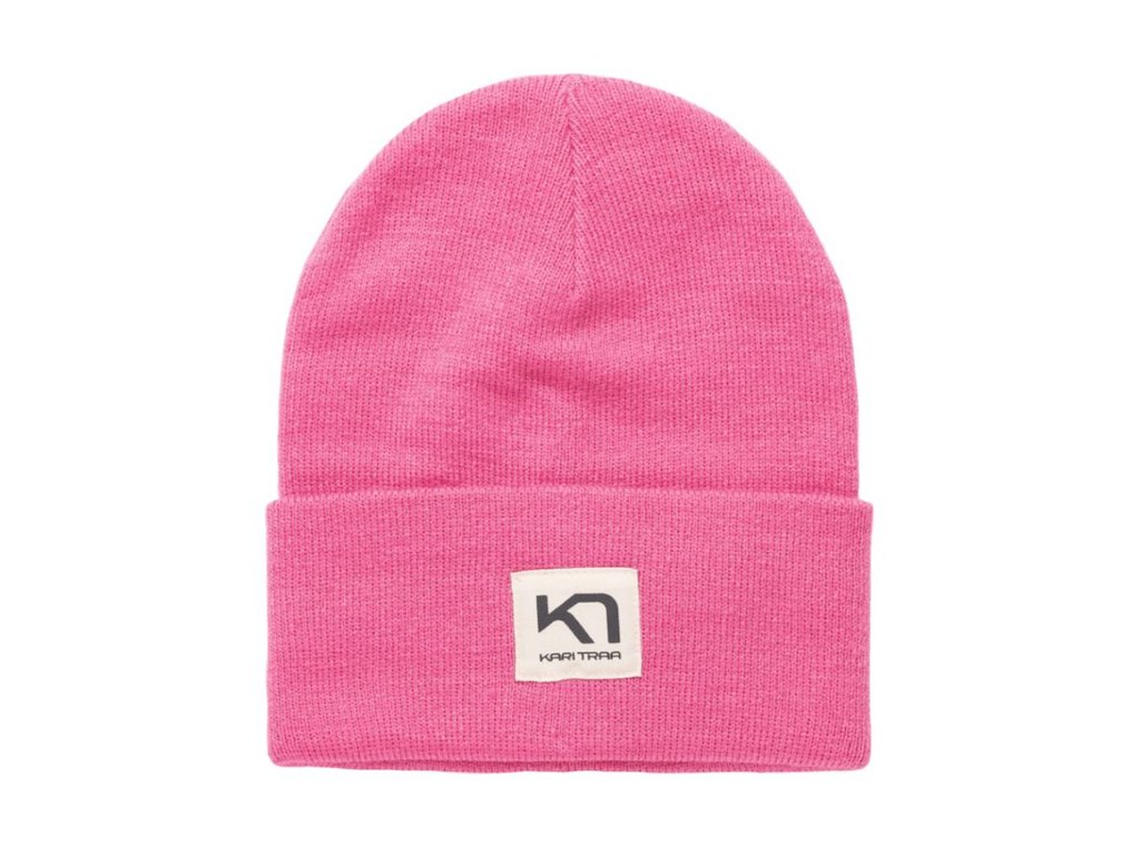 Røthe Beanie   Hue   Pink   One Size fra Kari Traa
