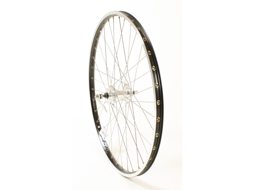 Connect Mtb Forhjul   26 X1,75   Disk 6 Bolt Montering   Sort Sølv fra Ryde