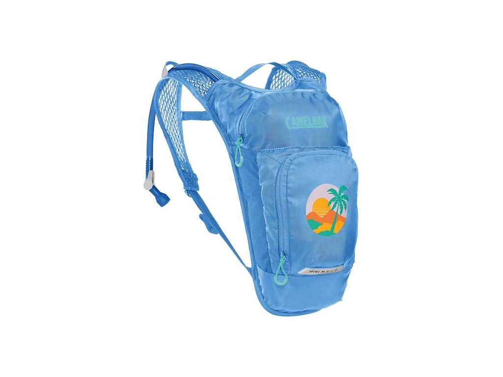 Mini M.u.l.e.   Rygsæk 3l Med 1,5 L Vandreservoir   Blue Palm fra Camelbak