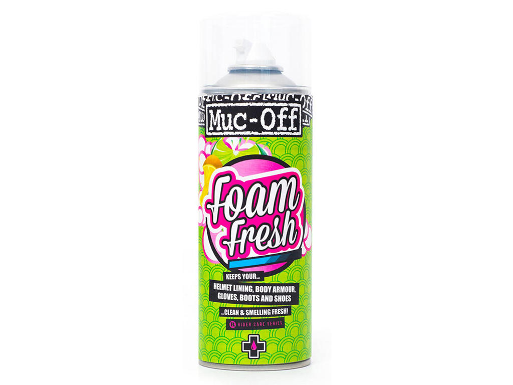 Muc Off Foam Fresh Cleaner   Citrus Duft   Neutraliserer Skidt På Tekstiler   400 Ml fra Muc-off