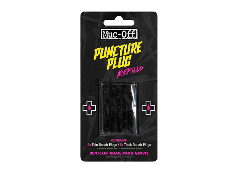 Muc Off B.a.m Puncture Plugs Refill   Tubeless Lappestrips   10 Stk fra Muc-off