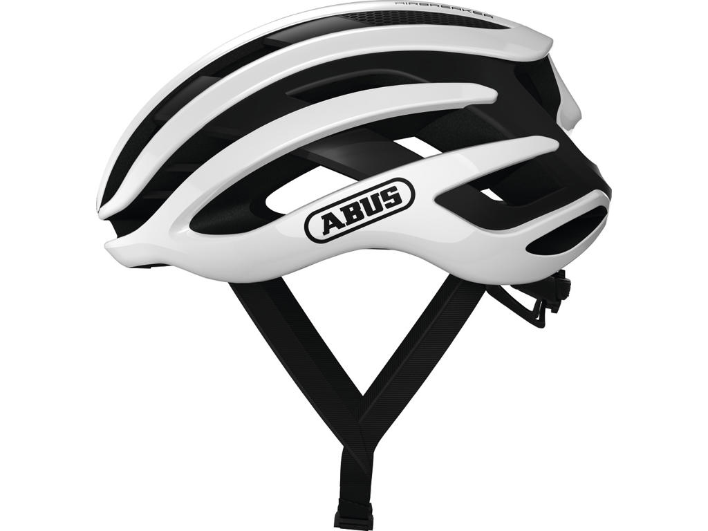 Airbreaker   Cykelhjelm   Hvid   Str. 58 62cm fra Abus