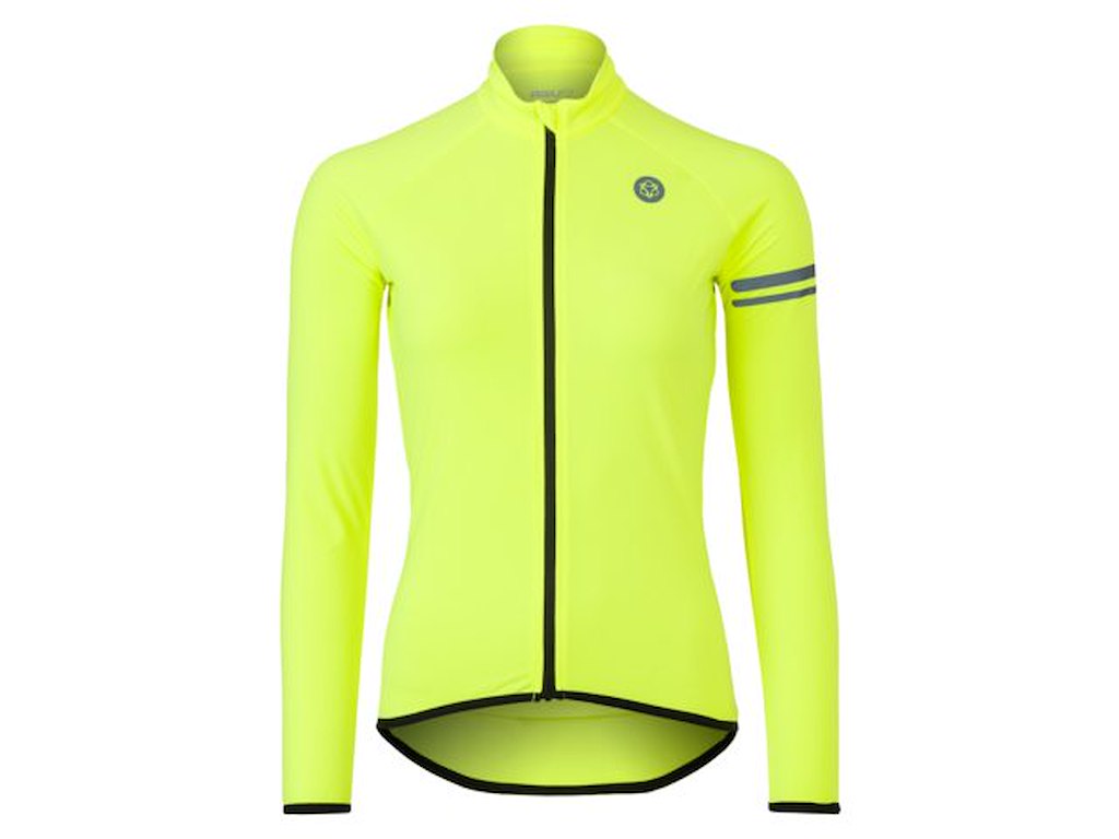 Essential Thermo Jersey   Cyjektrøje   Lange ærmer   Dame   Fluo Yellow   L fra Agu