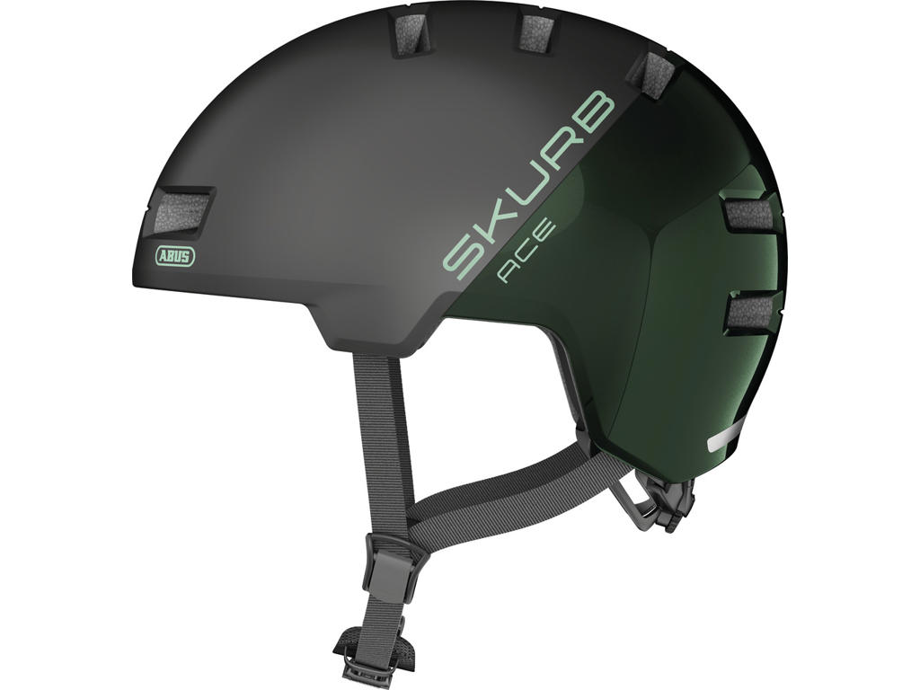 Skurb Ace   Cykelhjelm   Str. 52 56 Cm   Moss Green fra Abus