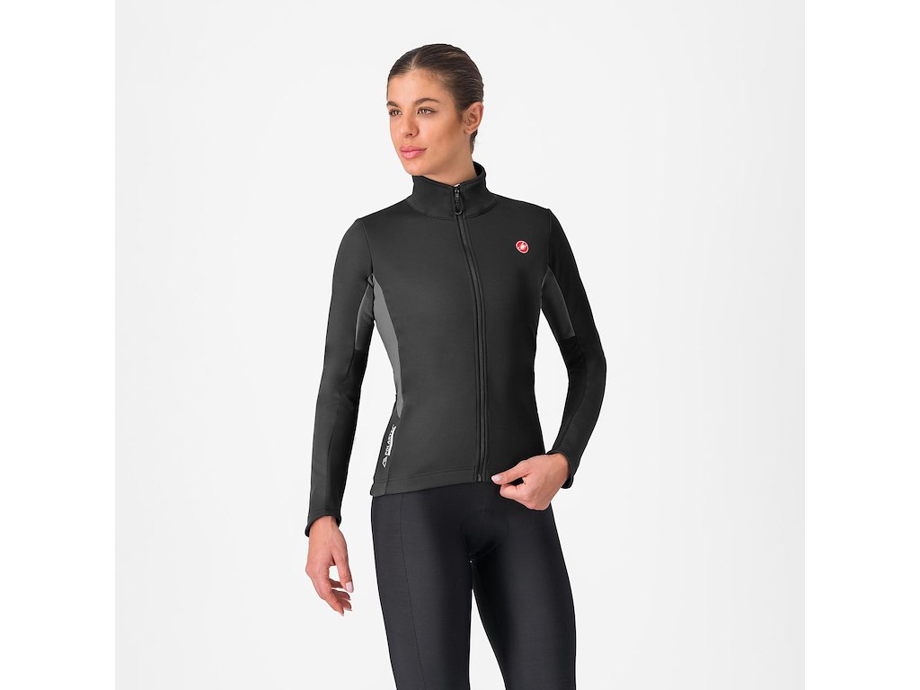 Entrata 2 Women's Jacket   Cykeljakke   Dame   Light Black Dark Gray   M fra Castelli