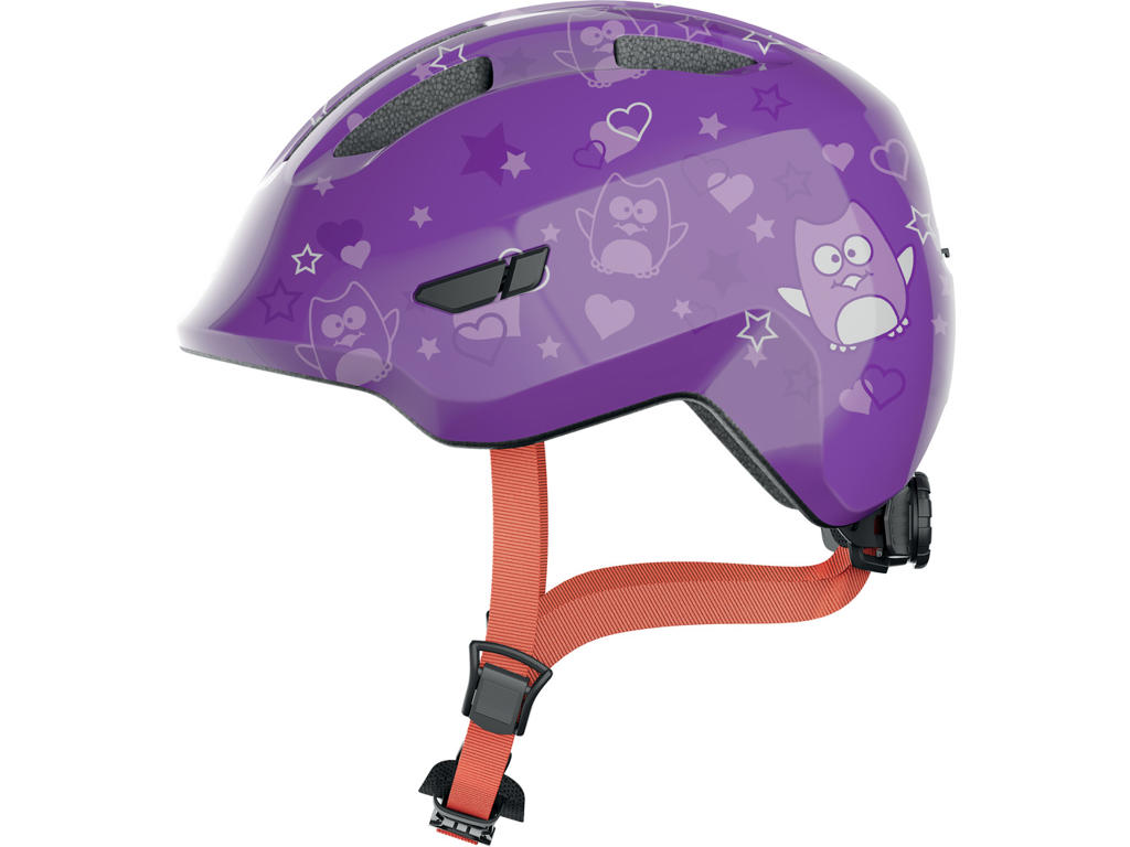 Smiley 3.0   Cykelhjelm Til Børn   Purple Star   Str. 50 55 Cm fra Abus