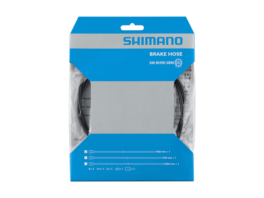 Xtr   Bremseslange   Model Sm Bh90 Sbm   1700mm Lang   Sort fra Shimano