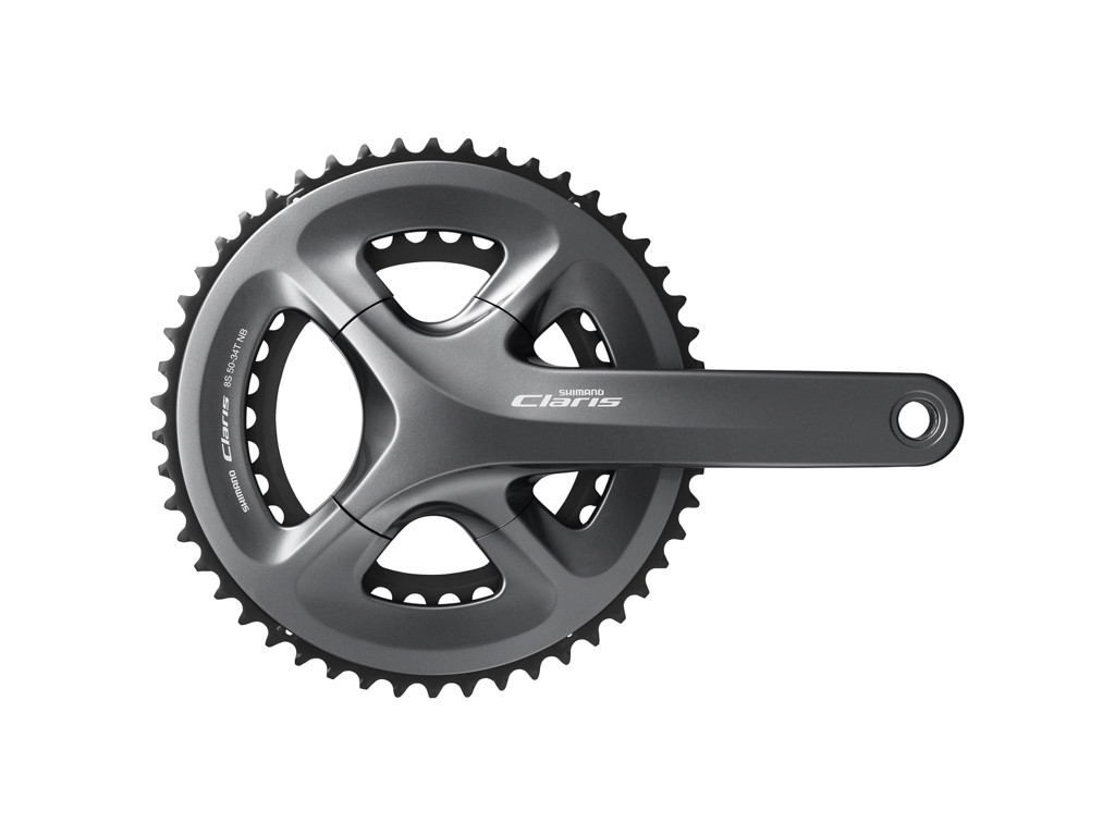Claris   Compact Kranksæt 50 34 Tands   170mm Pedalarme fra Shimano