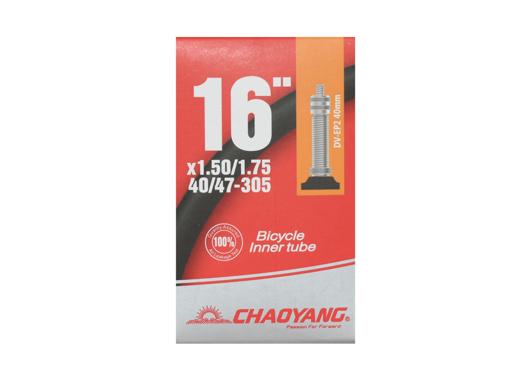 Slange 16 X 1.50 1.75 Med 40mm Lang Dunlop Ventil fra Chaoyang