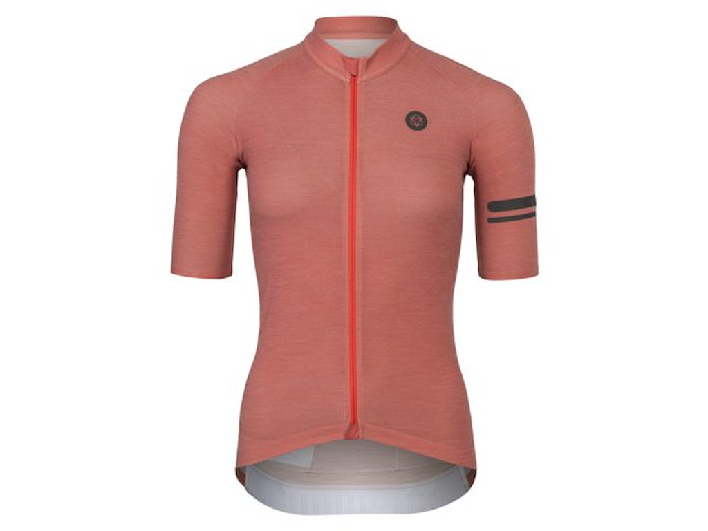 Merino Performance Jersey Ss   Cykeltrøje   Korte ærmer   Dame   Nature Brown Xl fra Agu