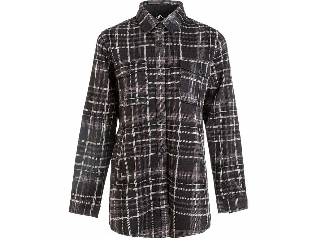 Milly W Checked Fleece Shirt   Skjorte Dame   Black   Str. 38 fra Whistler