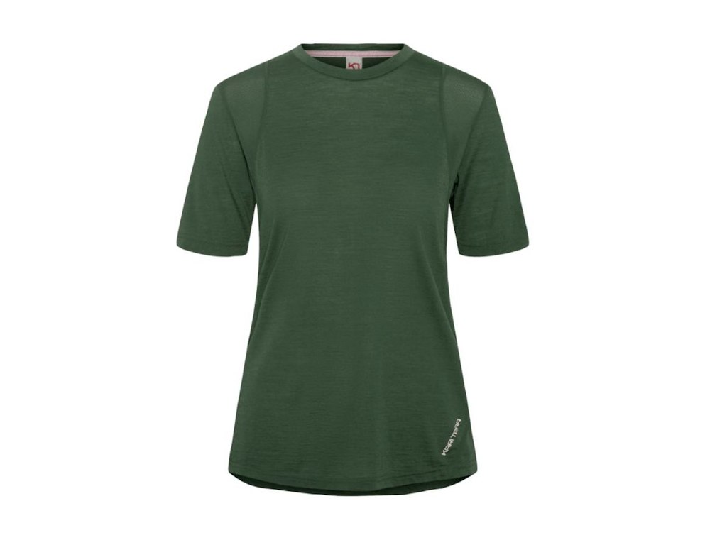 Embla Wool   T Shirt   Grøn   L fra Kari Traa