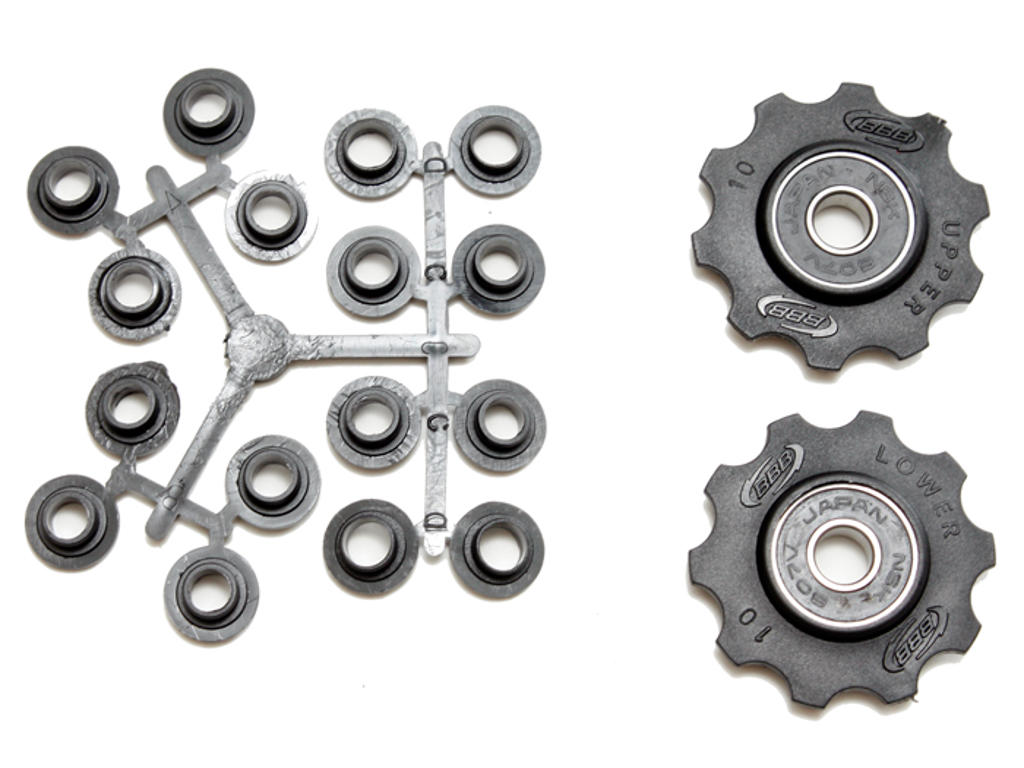 Pulleyhjul 10 Tands Med Abec 3 Lukkede Lejer   Rollerboys 2 Stk fra Bbb