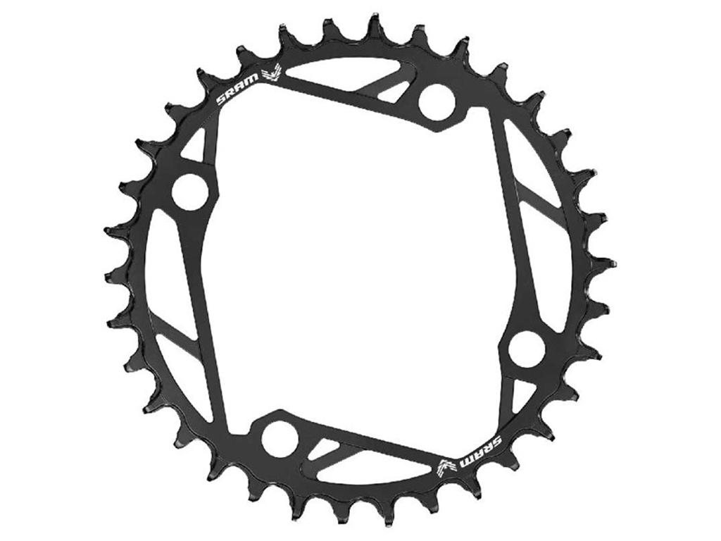 T Type Klinge   ø104 Mm   Singlespeed   12 Speed   36t   Sort fra Sram