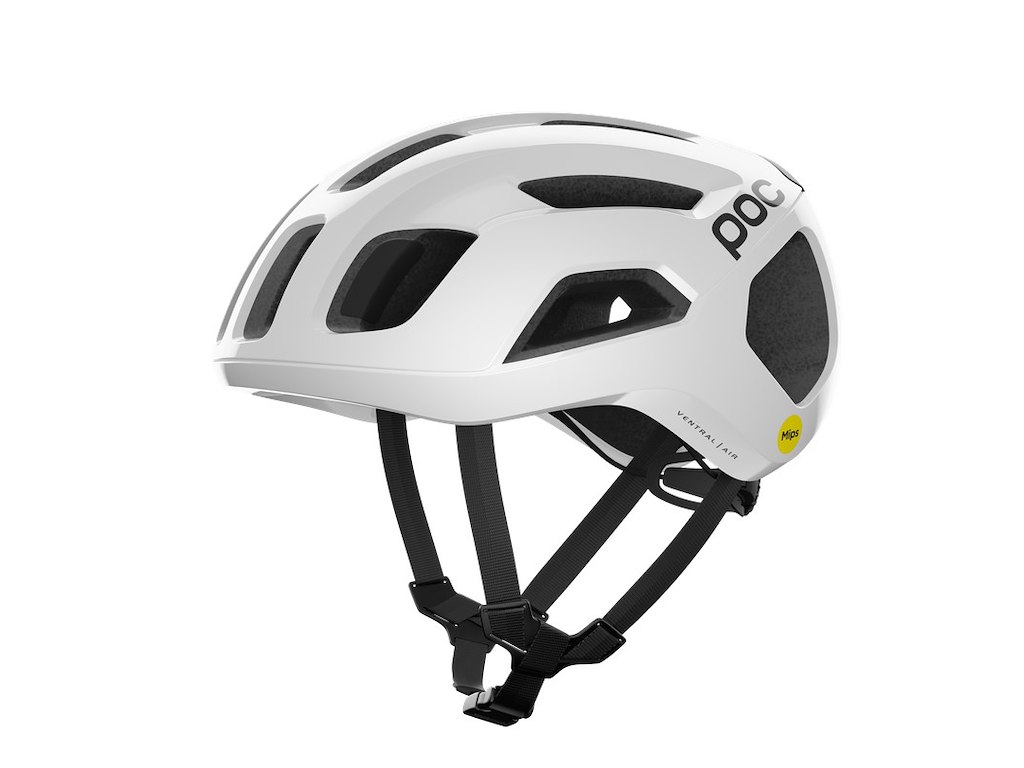 Ventral Air Mips Cykelhjelm   Hydrogen White Uranium Black   Str. 50 56 Cm fra Poc
