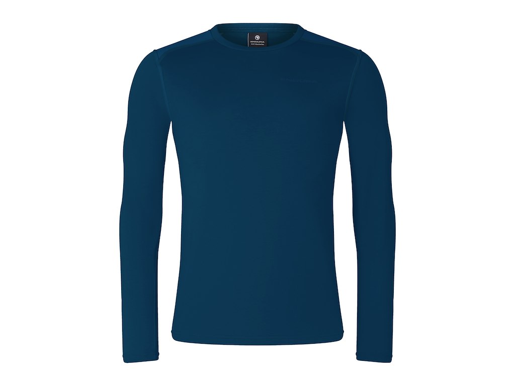 Loop Tech Teeâ   Cykeltrøje   Lange ærmer   Barra Blue   Xxl fra Endura
