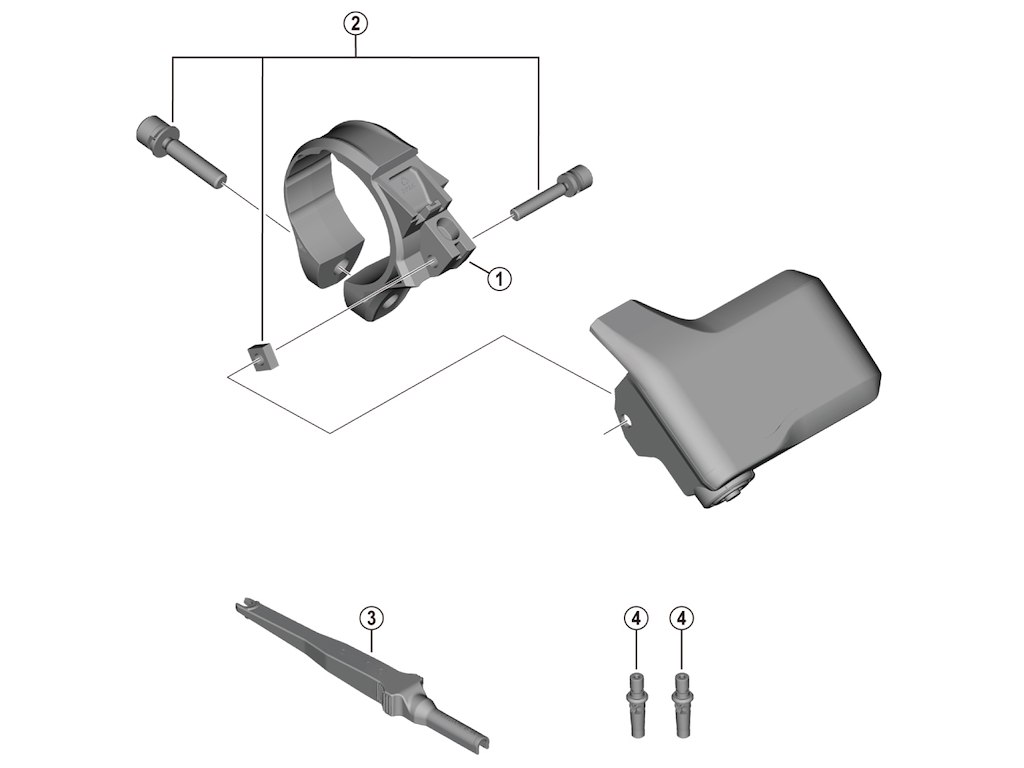 Steps Holder A 31,8mm Til Computer Model Sc Em800 fra Shimano
