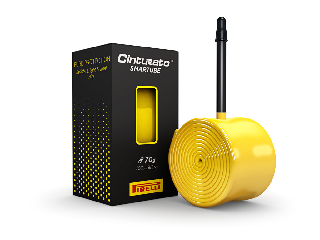 Smartube   Slange 700 X 28 35c Med 60mm Lange  Racerventil fra Pirelli