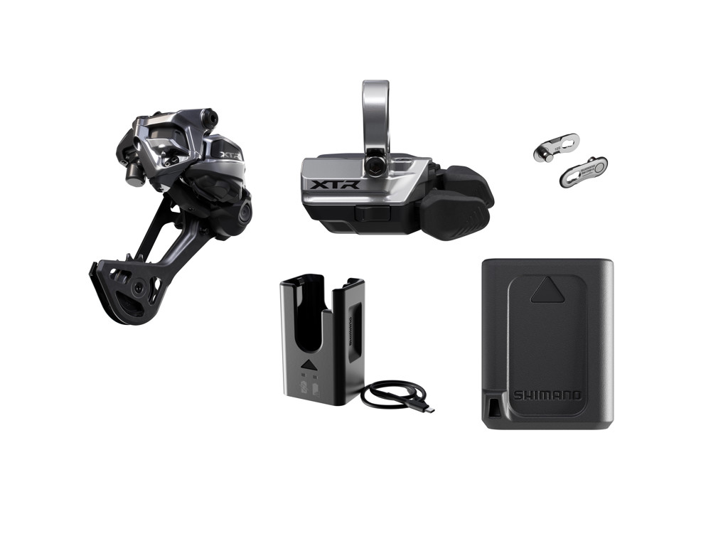 Xtr M9250   Opgraderingskit   Di2   Elektronisk   Gs Og Trigger Med Klampe fra Shimano