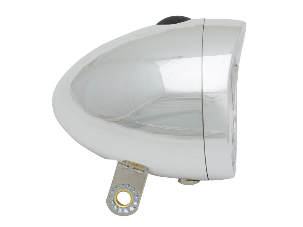 Ultra Torch Retro   Cykellygte Front Chrom   3xled   Batteri Model fra Oxc