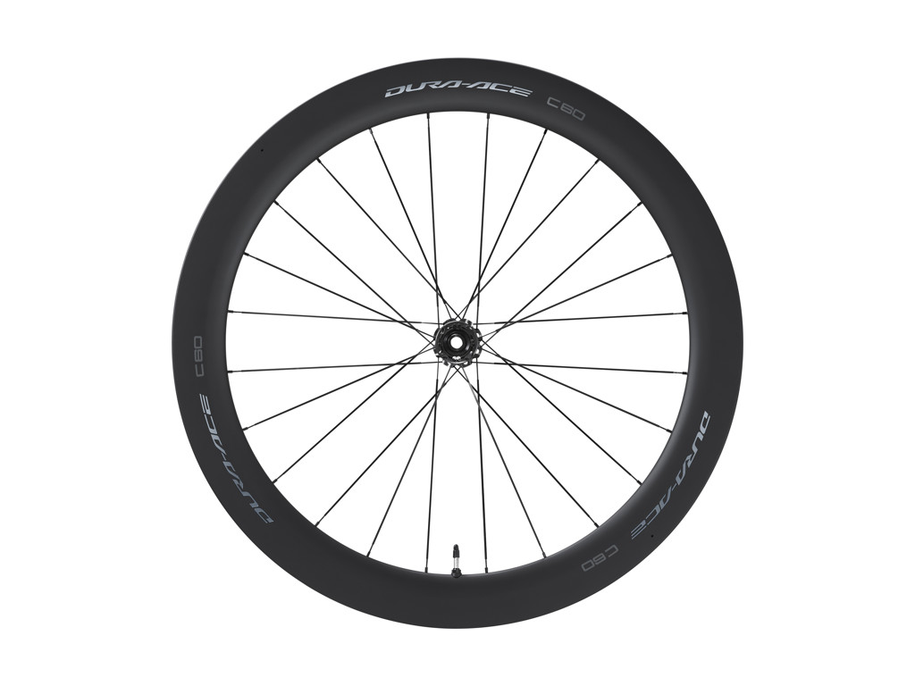 Dura Ace C60   Forhjul Carbon 700c   Tubeless   Disc   E Thru fra Shimano