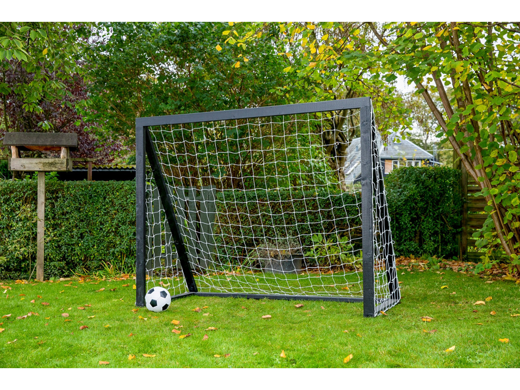 Pro Senior Sort   Fodboldmål I Træ   200x160 Cm fra Homegoal
