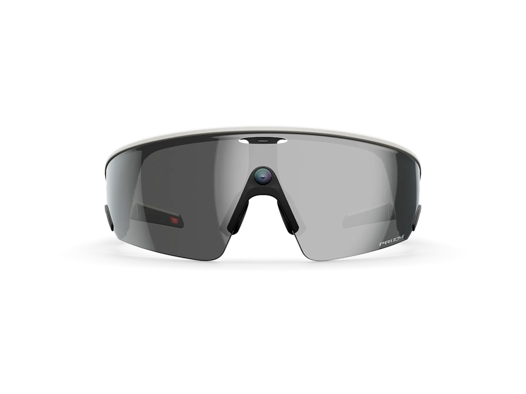 Meta Vanguard   Cykelbriller   Prizm Black Gloss White fra Oakley