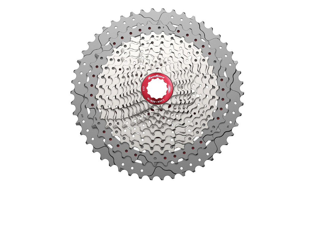 Csmz90   Kassette 12 Gear   11 50 Tands   Mtb   Til Sram   Metallic fra Sunrace