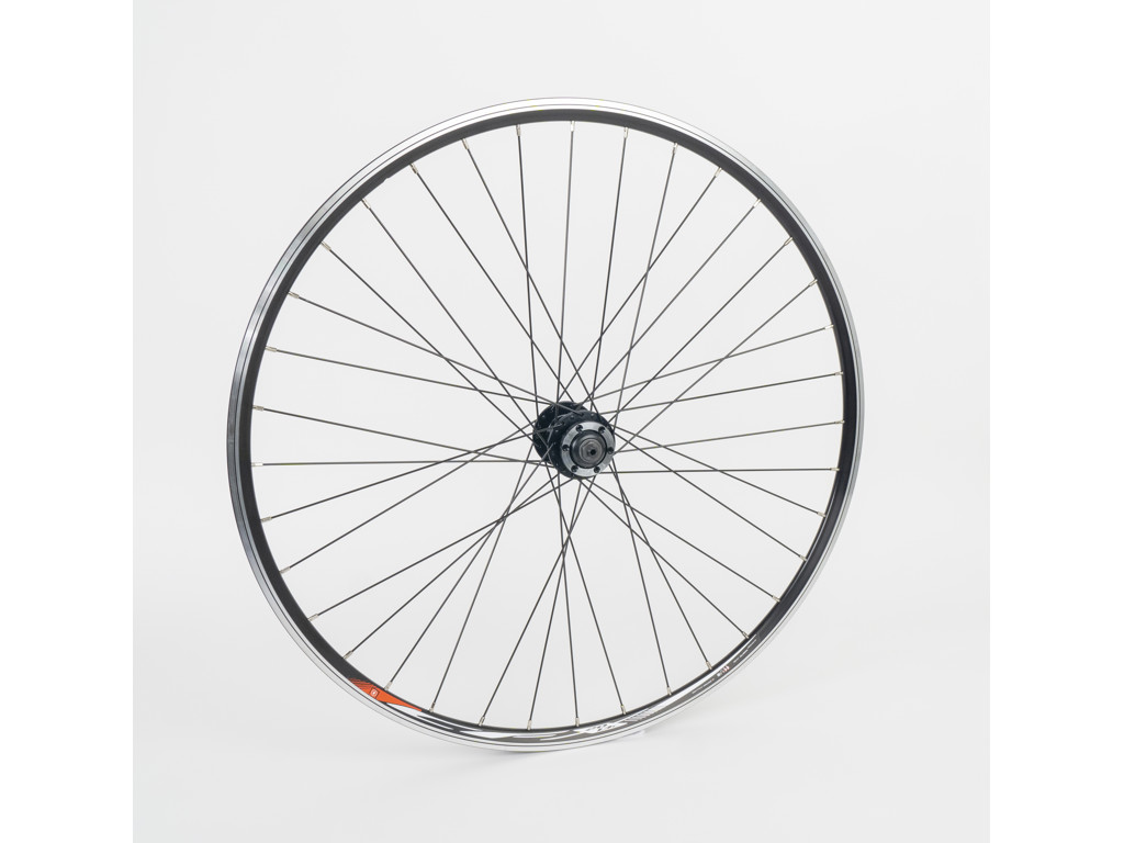 City Mtb Forhjul   700c   Qr Nav   Mach1 Cfx Fælg   Disc   Sort fra Connect