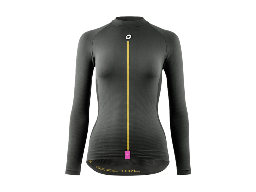 Spring Fall Ls Skin Layer P1   Baselayer   Lange ærmer   Dame   Anthracite Grey   Ii fra Assos