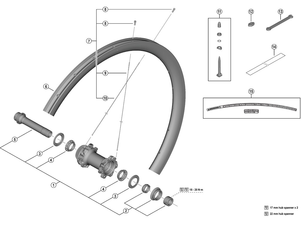 Dura Ace Lukkemøtrik Enhed Højre Til Forhjul Wh R9270 C36 Tl F fra Shimano