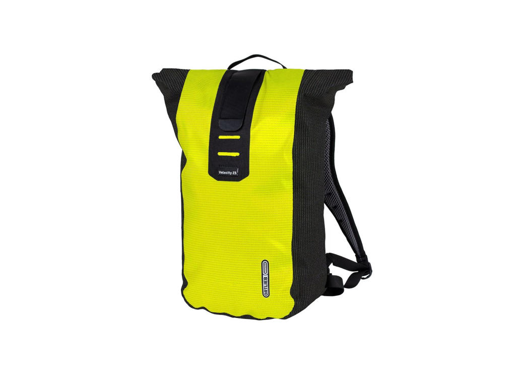 Velocity High Visibility   Rygsæk   23 Liter   Gul   Sort fra Ortlieb