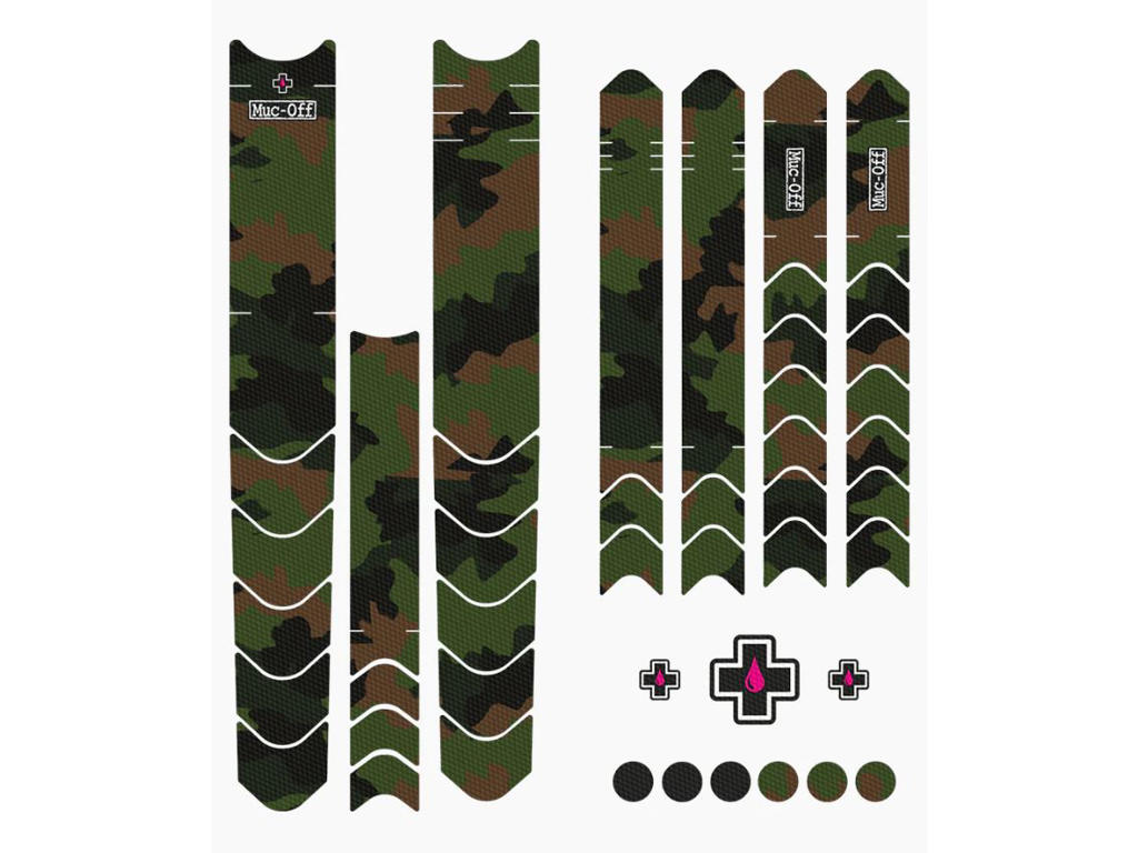 Muc Off Frame Protector Kit   Stelbeskytter   Dh Enduro Trail   Camo fra Muc-off
