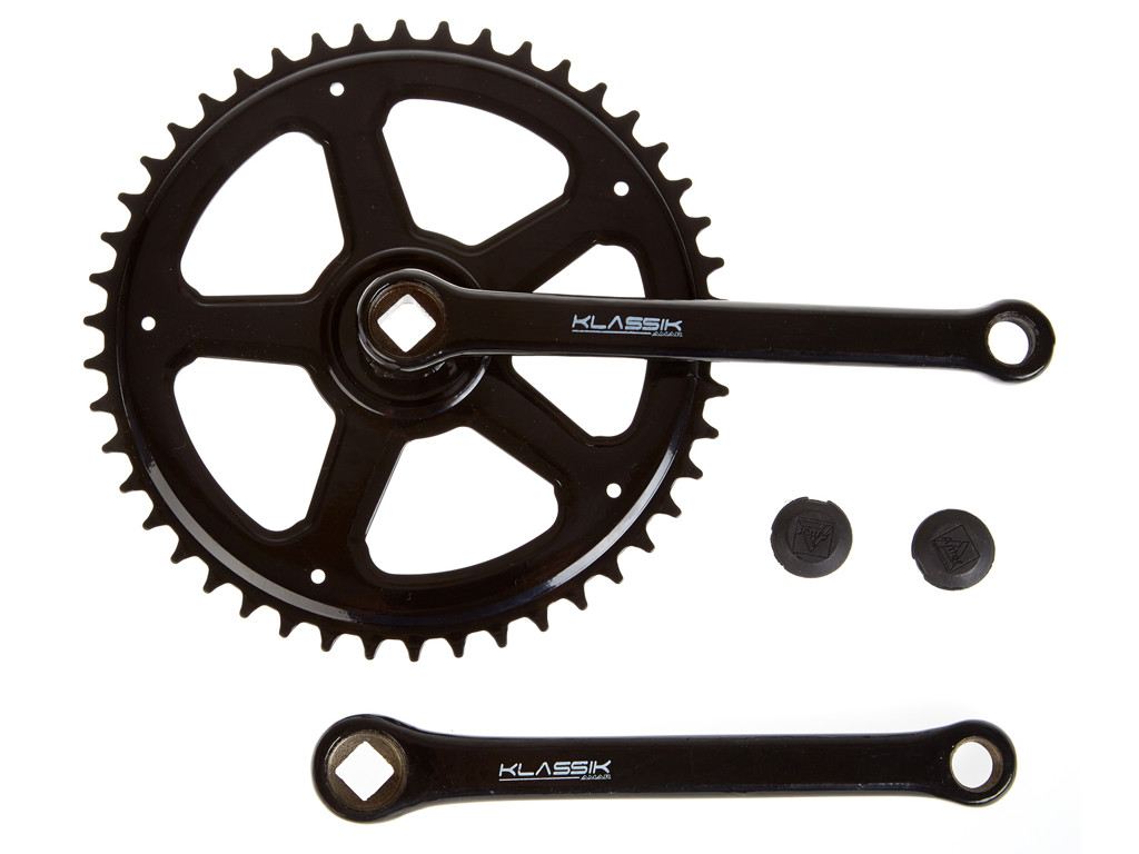 Kranksæt 46 Tand Stål Sort 170 Mm fra Diverse